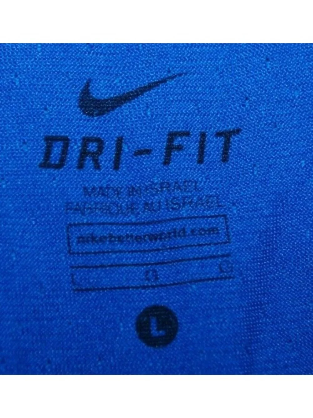 Nike Dri-FIT Womens Large Racerback Tank Top Blue Volt Green Striped Running